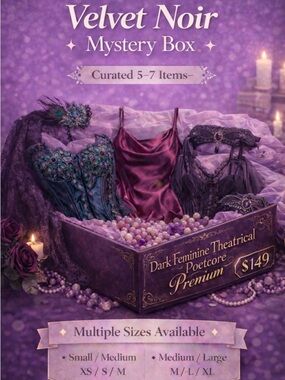 🥀 Dark Feminine Mystery Premium Box 🎁 Curated 5-7 Piece Aesthetic Bundle